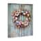 Stupell Industries Rustic Easter Egg Wreath Canvas Wall Art